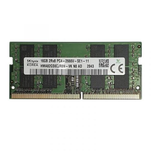 رم لپ تاپ هاینیکس مدل DDR4 2666 HMA82GS6CJR8N-VK ظرفیت 16 گیگابایت
