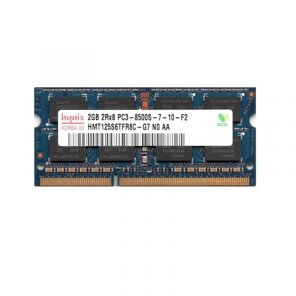تصویر  رم لپ تاپ هاینیکس DDR3 1066 HMT125S6TFR8C-G7 ظرفیت 2 گیگابایت
