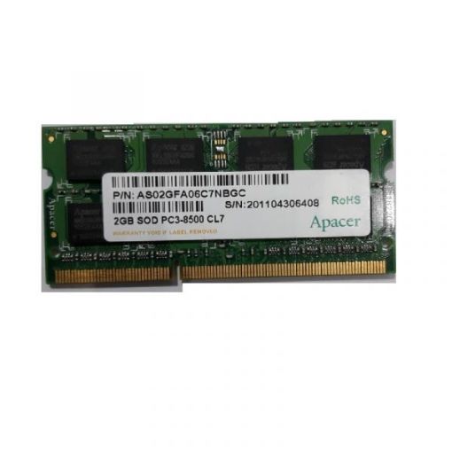 رم لپ تاپ اپیسر DDR3 1066 AS02GFA06C7NBGC ظرفیت 2 گیگابایت