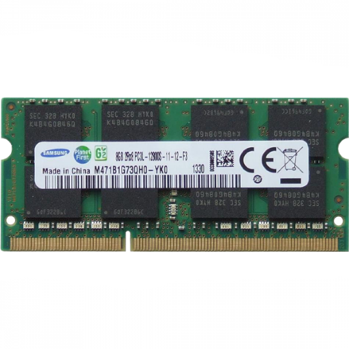 رم لپ تاپ سامسونگ DDR3L 1600 M471B1G73QHO-YKO ظرفیت 8 گیگابایت