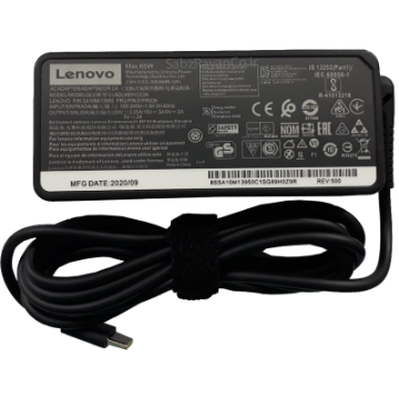 آداپتور لپ تاپ لنوو 20 ولت 3.25 آمپر Type C مدل Lenovo ADLX65YCC3A