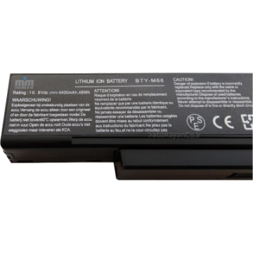 باتری 6 سلولی لپ تاپ ام اس آی M66 (BTY-M66)