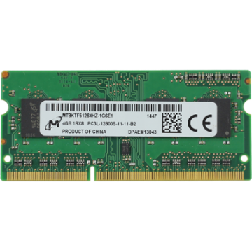 تصویر  رم لپ تاپ میکرون DDR3L 1600 MT16KTF51264HZ-1G6M1 ظرفیت ۴ گیگابایت