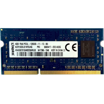 تصویر  رم لپ تاپ کینگستون DDR3 1600 ACR16D3LS1KFG/4G ظرفیت ۴ گیگابایت