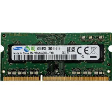 تصویر  رم لپ تاپ سامسونگ DDR3L 1600 M471B5173QH0-YK0 ظرفیت ۴ گیگابایت