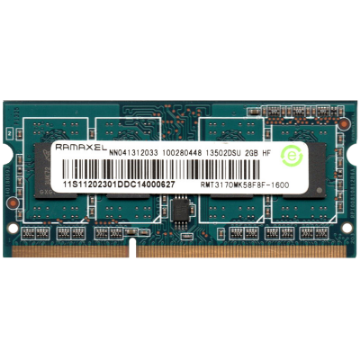 تصویر  رم لپ تاپ راماکسل DDR3 1600 RMT3170MK58F8F-1600 ظرفیت 2 گیگابایت