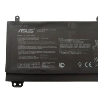 تصویر  باتری 4 سلولی لپ تاپ ایسوس GM501 (C41N1727)