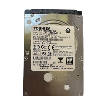 تصویر  هارد لپ تاپ اینترنال توشیبا مدل Toshiba MQ01ACF050 ظرفیت 500 گیگابایت