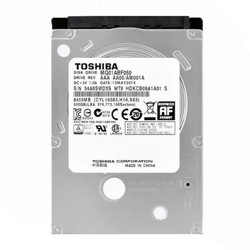 هارد لپ تاپ اینترنال توشیبا مدل Toshiba MQ01ABF050 ظرفیت ۵۰۰ گیگابایت