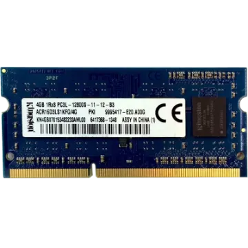 تصویر  رم لپ تاپ کینگستون DDR3 1600 ACR16D3LS1KFG/4G ظرفیت ۴ گیگابایت