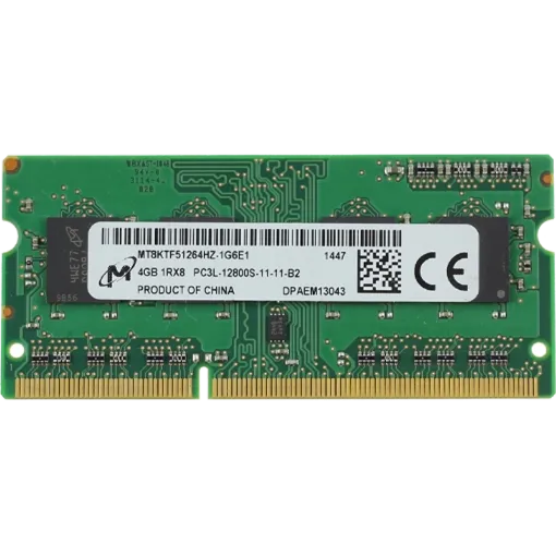 تصویر  رم لپ تاپ میکرون DDR3 1600 MT8KTF51264HZ-1G6E1 ظرفیت 4 گیگابایت