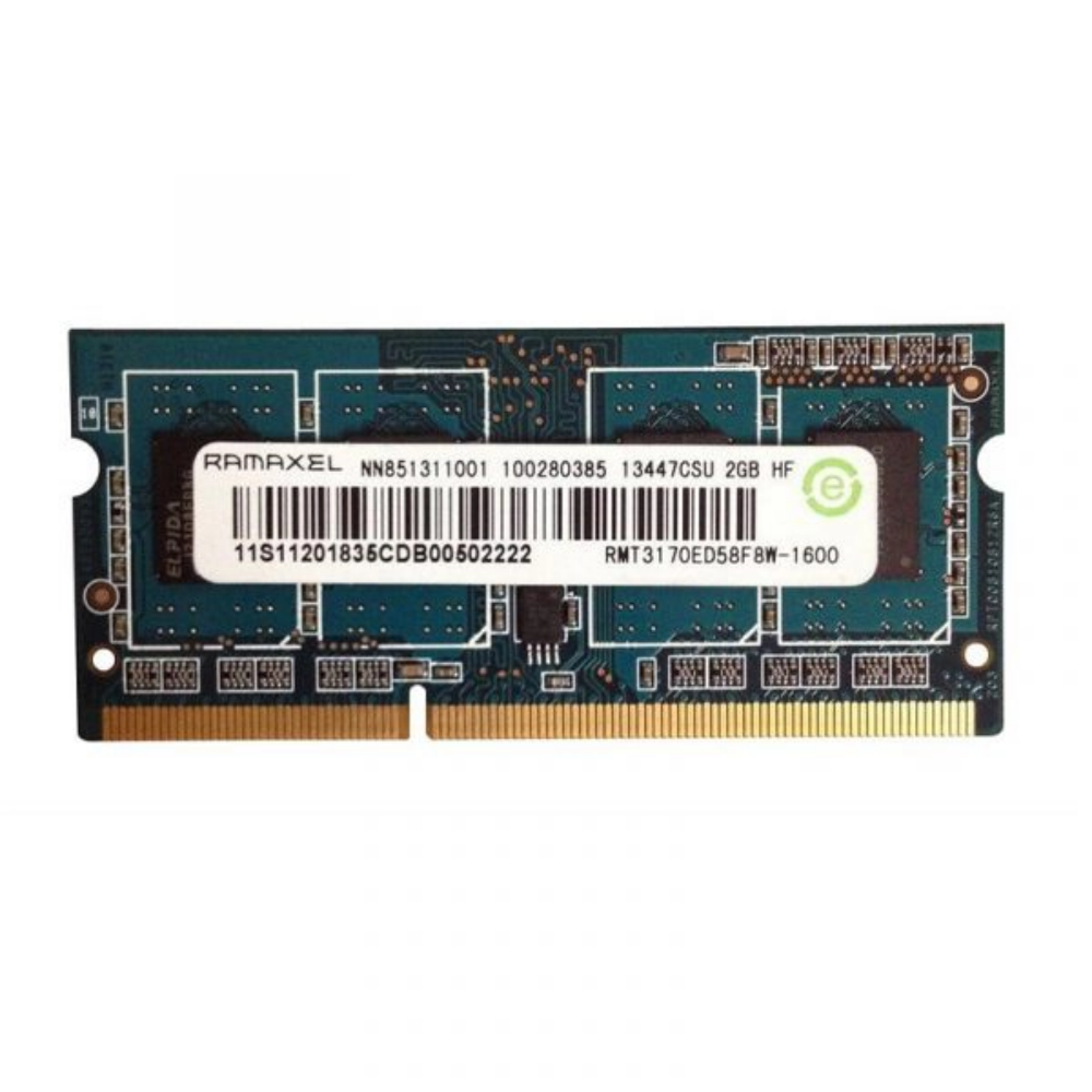 تصویر  رم لپ تاپ راماکسل DDR3 1600 RMT3170ED58F8W-1600 ظرفیت 2 گیگابایت
