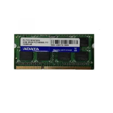 تصویر  رم لپ تاپ ای دیتا DDR3 1066 EL7YG1B16727G ظرفیت 2 گیگابایت