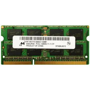 تصویر  رم لپ تاپ میکرون DDR3L 1600 MT16KTF51264HZ-1G6M1 ظرفیت ۴ گیگابایت