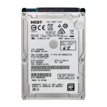 تصویر  هارد لپ تاپ اینترنال اچ جی اس تی مدل HGST HTS721010A9E630 ظرفیت ۵۰۰ گیگابایت