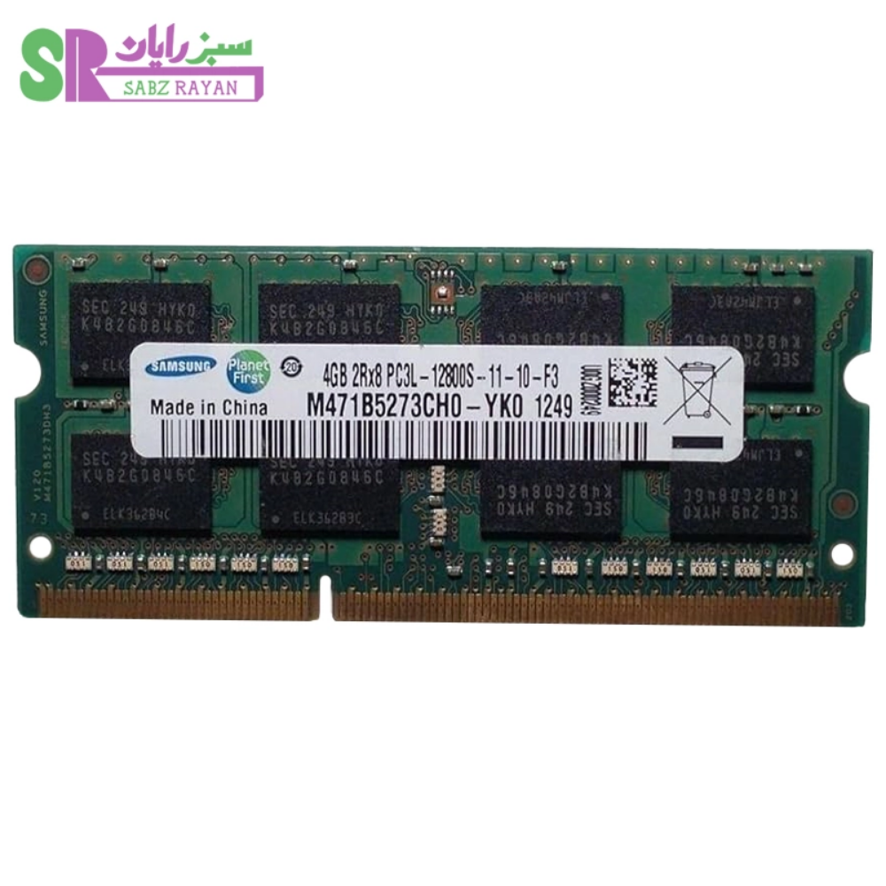 رم لپ‌تاپ سامسونگ ۴ گیگابایت DDR3 1600