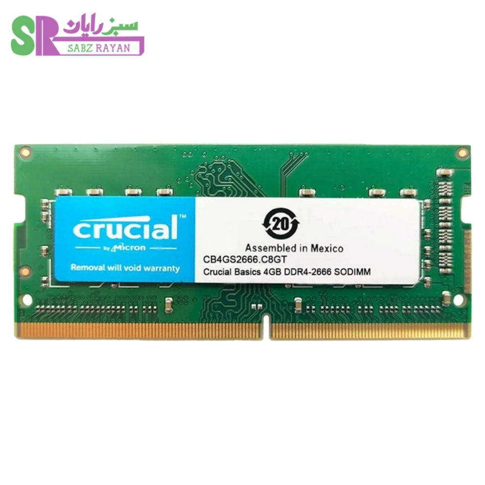 رم لپ‌تاپ کروشیال ۴ گیگابایت DDR4 2666