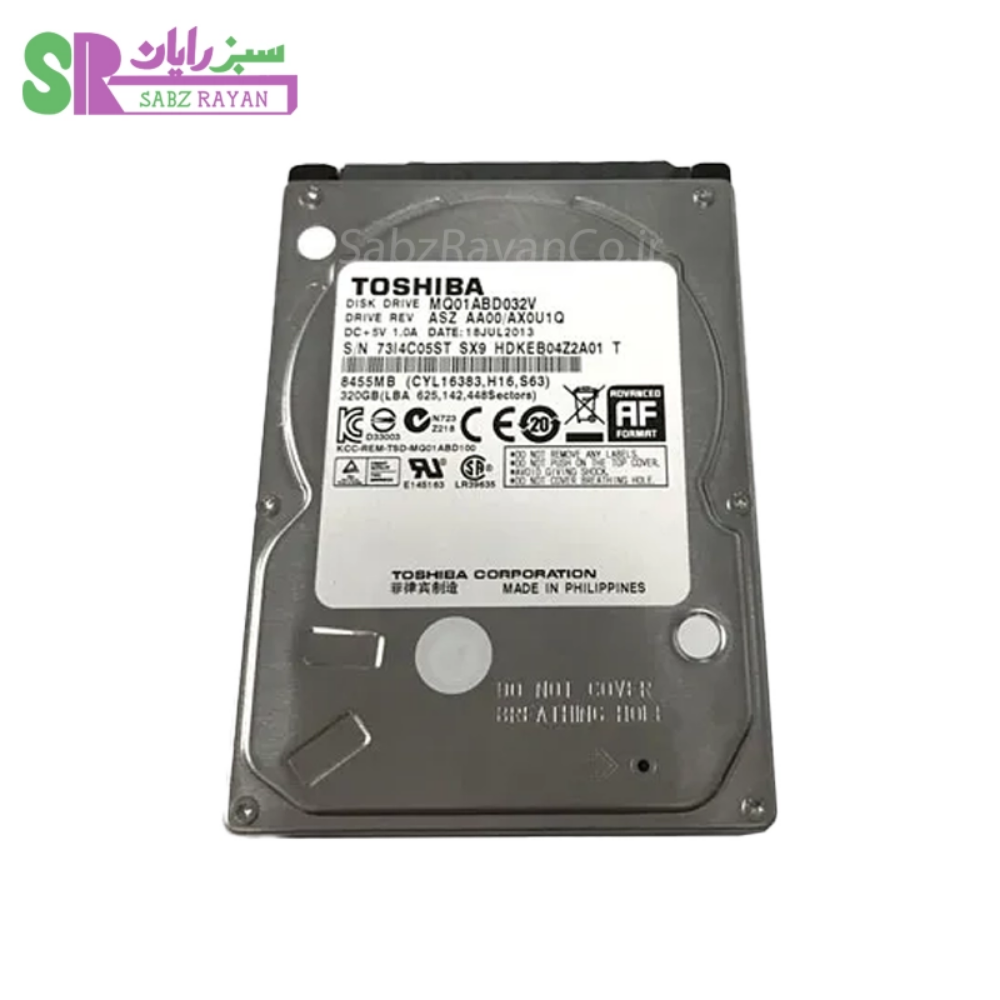 هارد لپ‌تاپ توشیبا ۳۲۰ گیگابایت