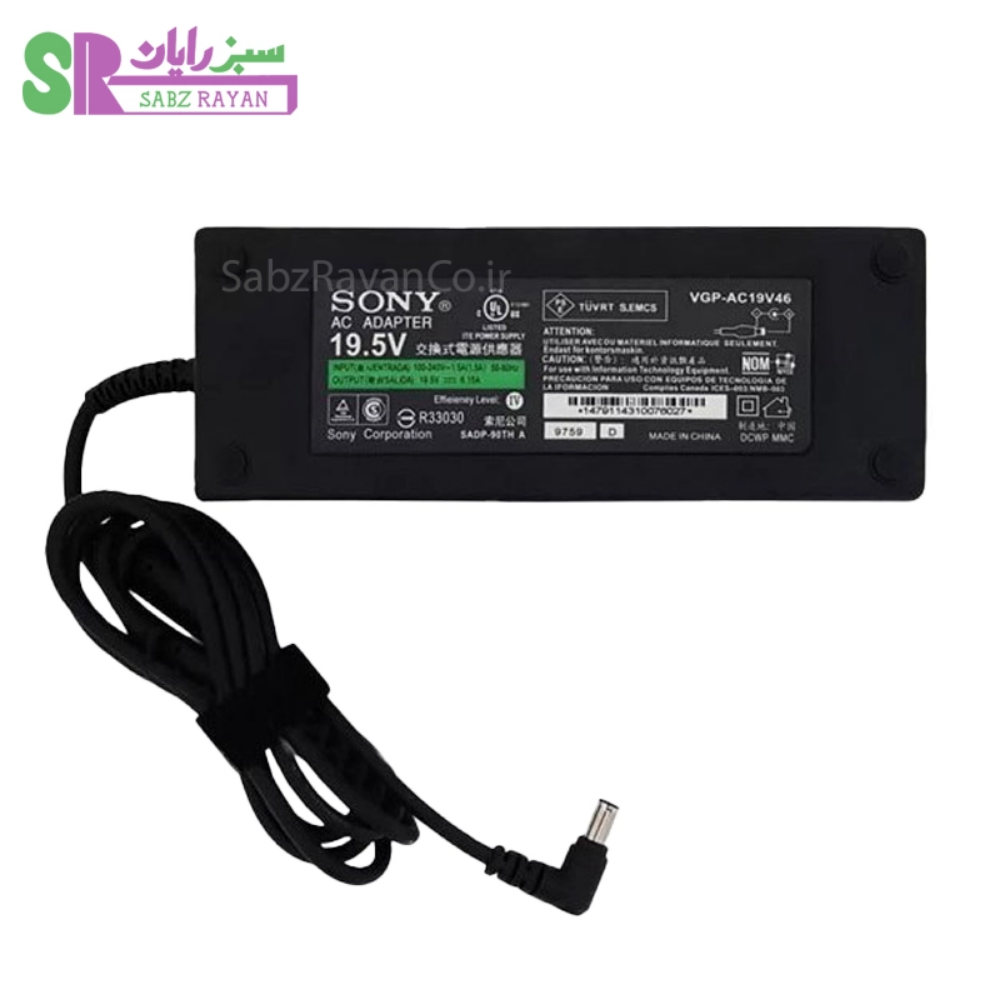 آداپتور سونی ۱۹.۵V - مدل VGP-AC19V33