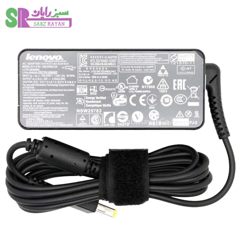 آداپتور لنوو 45 وات USB پین (ADLX45NLC3)