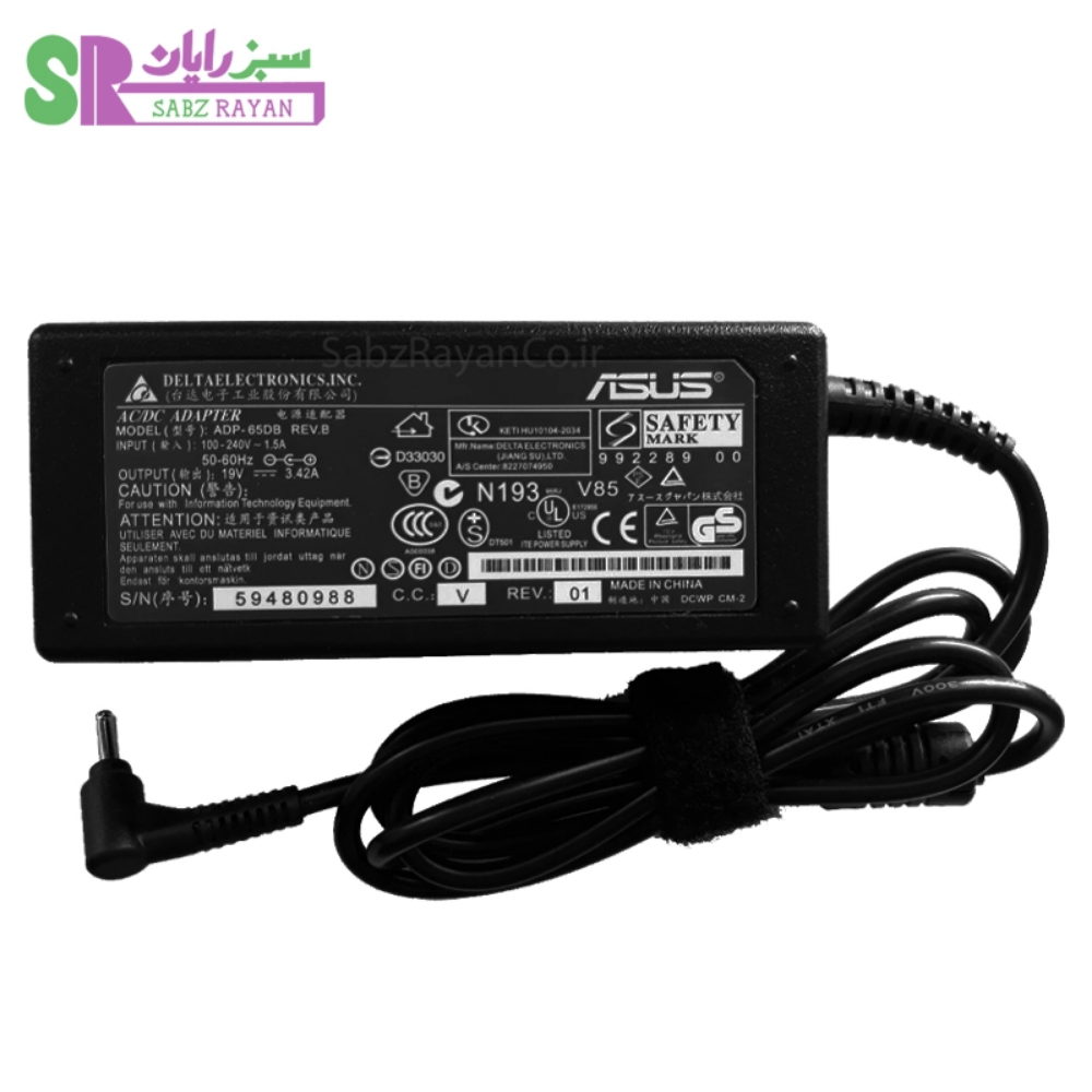 آداپتور ایسوس 65 وات مدل ADP-65DP