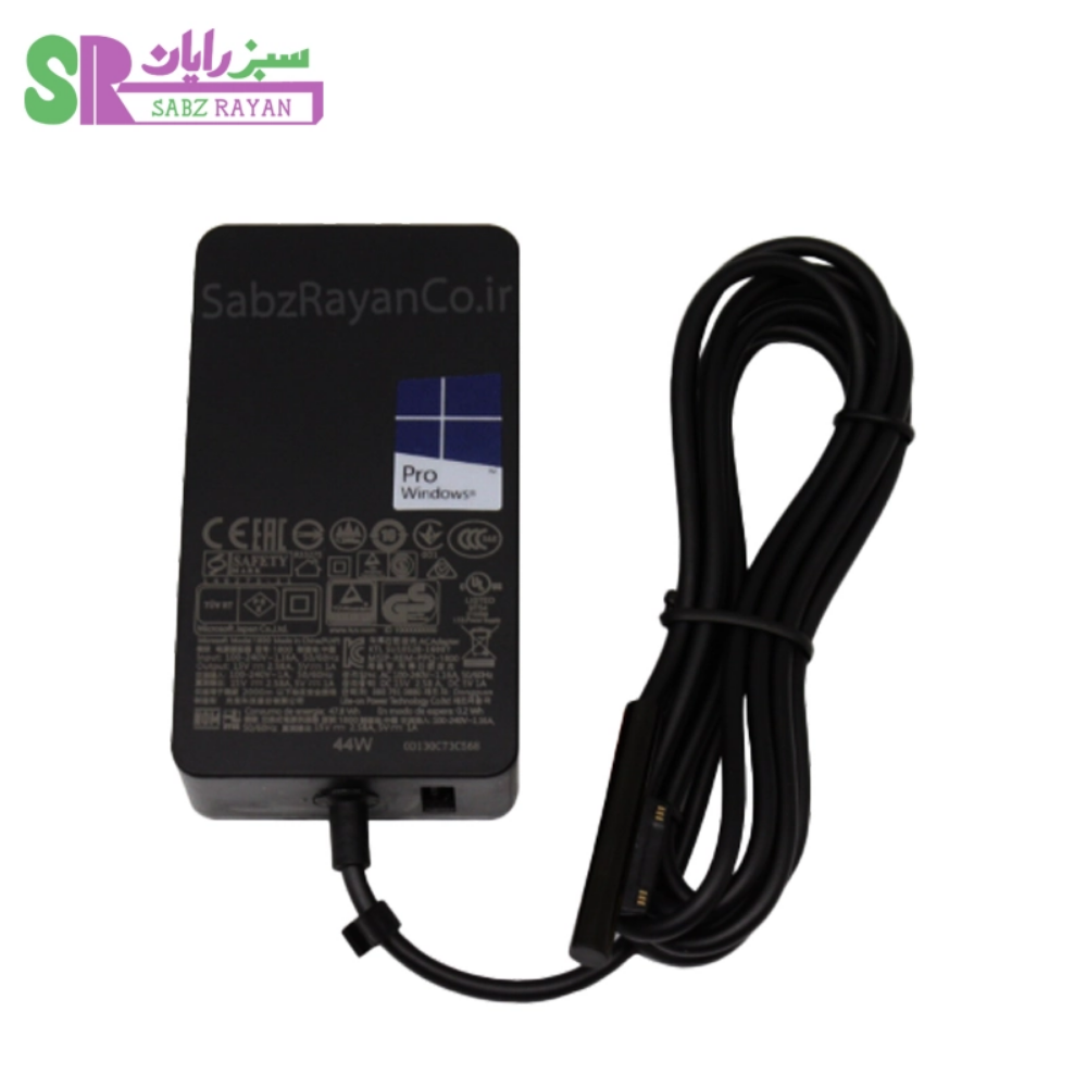 آداپتور لپ تاپ مایکروسافت 15V 2.58A 44W Surface