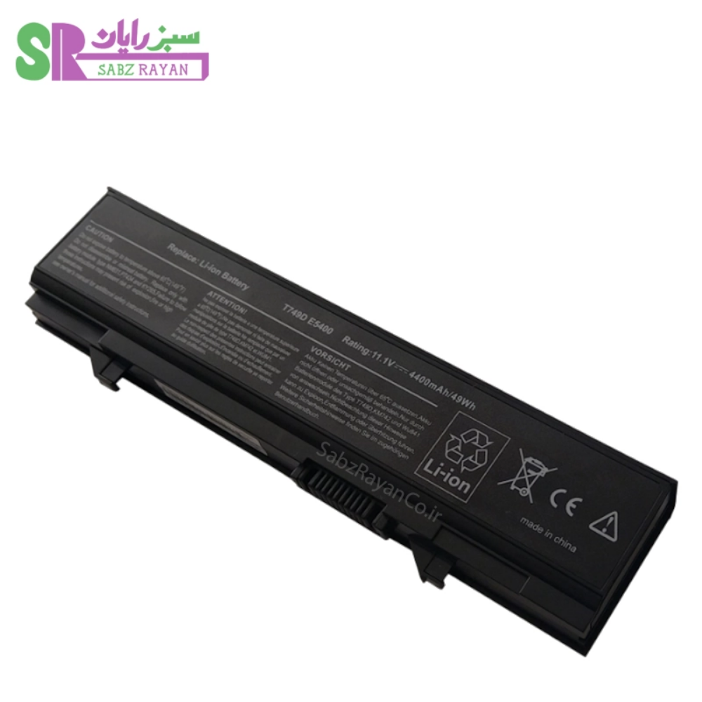 باتری 6 سلولی لپ‌تاپ دل Latitude E5400 KM742