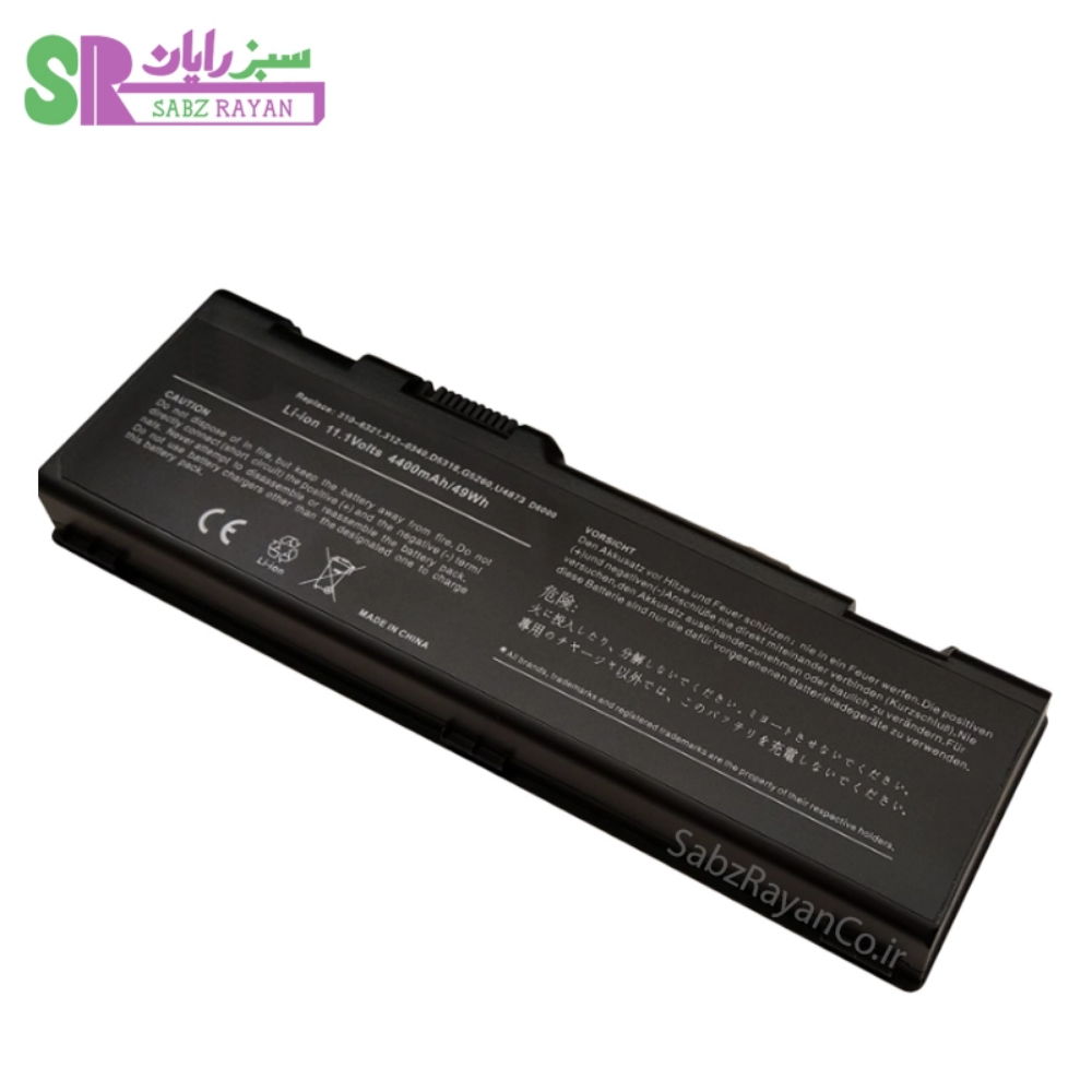 باتری 6 سلولی لپ‌تاپ دل Inspiron 6000