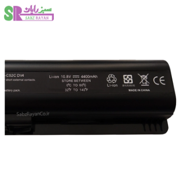 باتری 6 سلولی لپ‌تاپ اچ پی DV4-1000 EV06