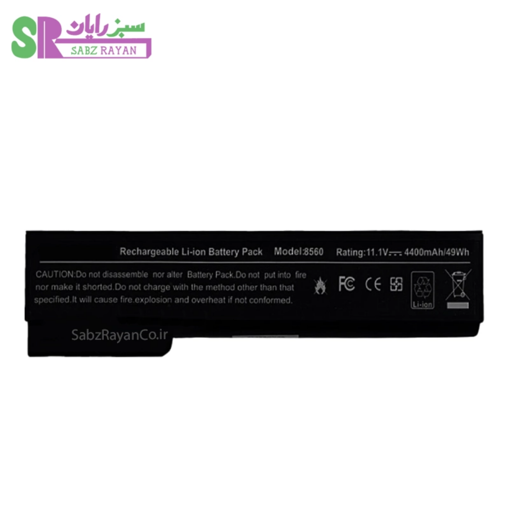 باتری 6 سلولی لپ‌تاپ اچ پی ProBook 6560b CC06