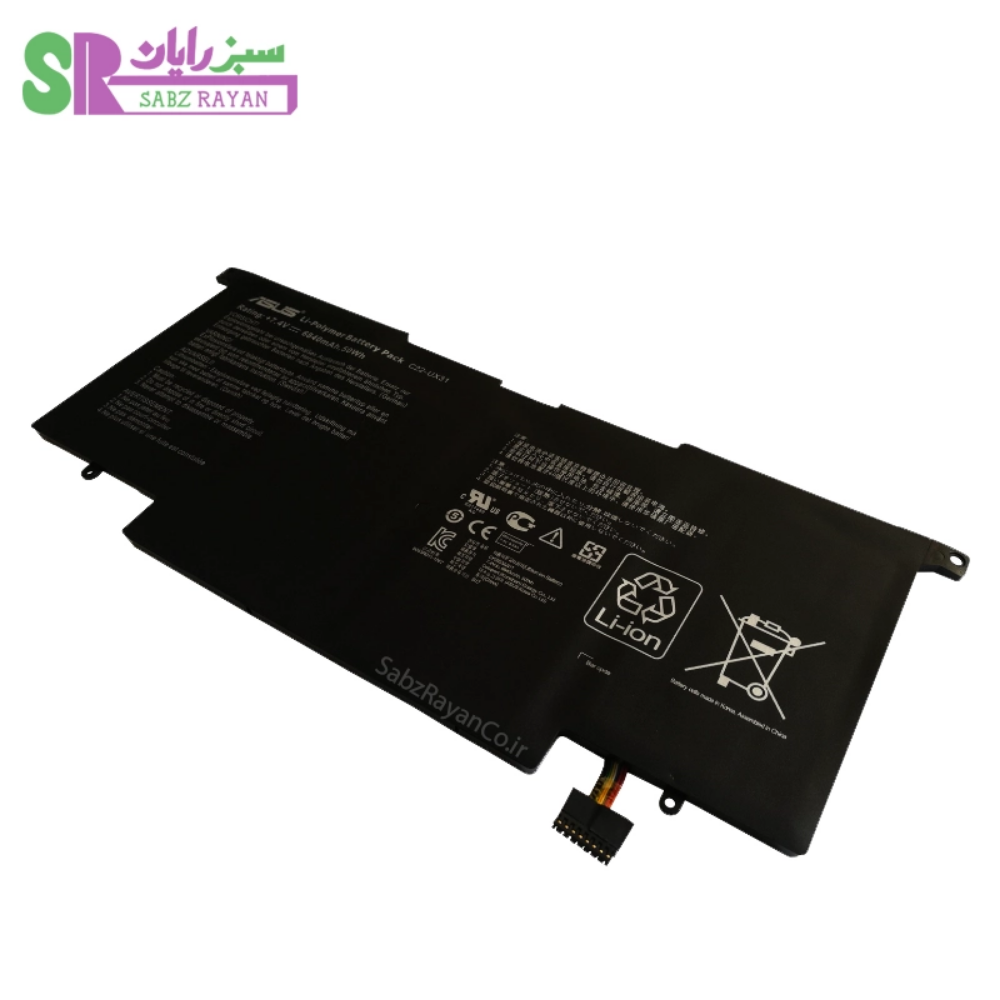 باتری ۴ سلولی لپ‌تاپ ایسوس UX461 مدل C22-UX31