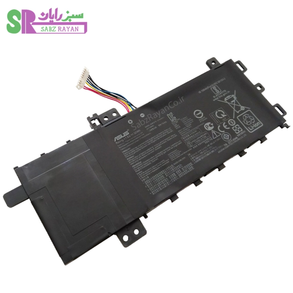 باتری دو سلولی برای لپ تاپ ایسوس X412 (C21N1818-1)