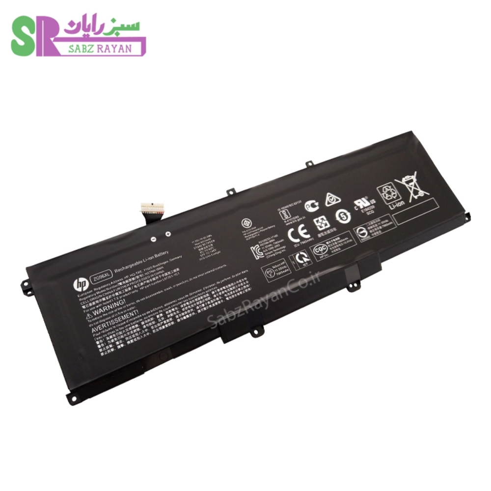 باتری 6 سلولی لپ تاپ اچ پی ZBook Studio G5 (ZG06XL)